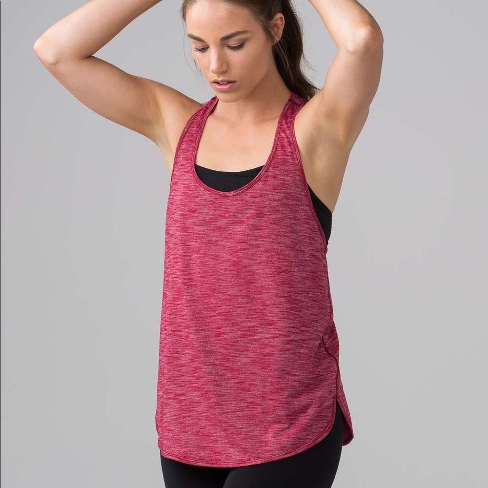 Lululemon Singlet Tank in Cranberry